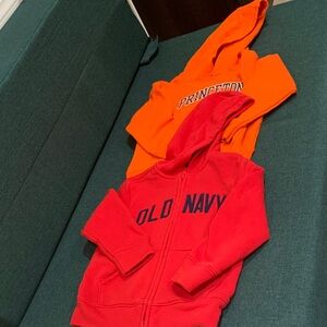 Old Navy Red and Orange Kids Hoodies